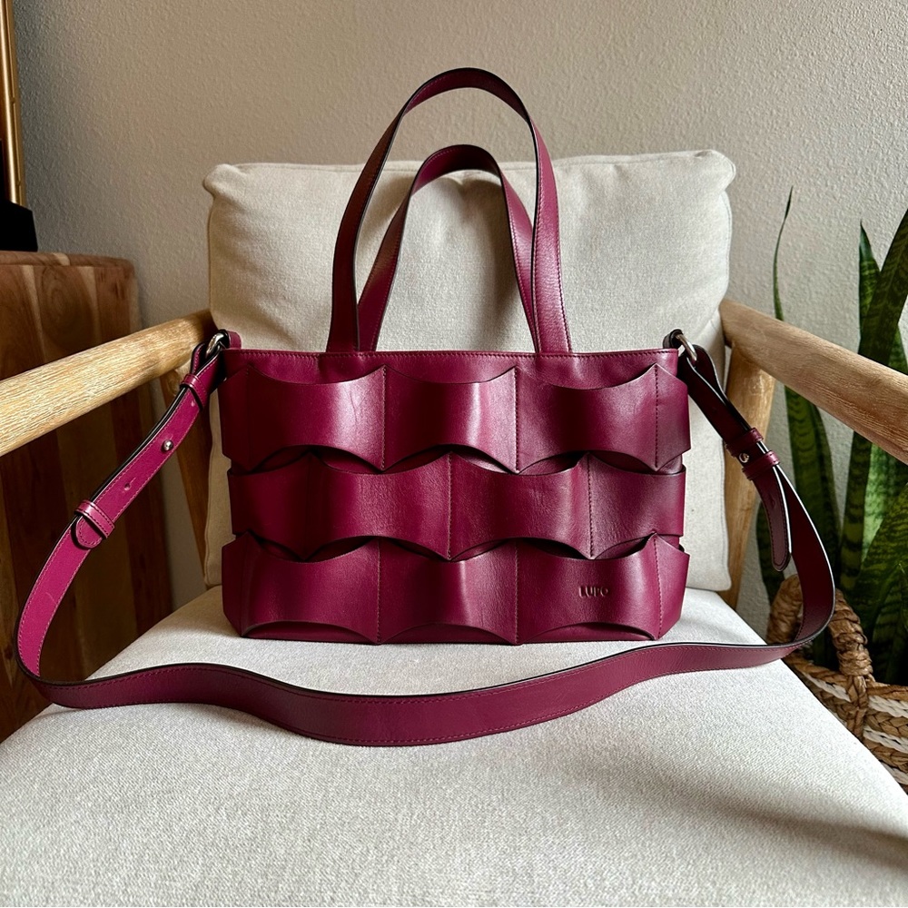 LA PEDRERA by LUPO BARCELONA Limited Edition Leather Handbag NWOT